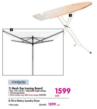 Makro Mesh-Top Ironing Board offer
