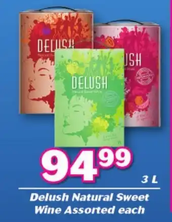 Cambridge Liquor Delush Natural Sweet Wine Assorted each offer