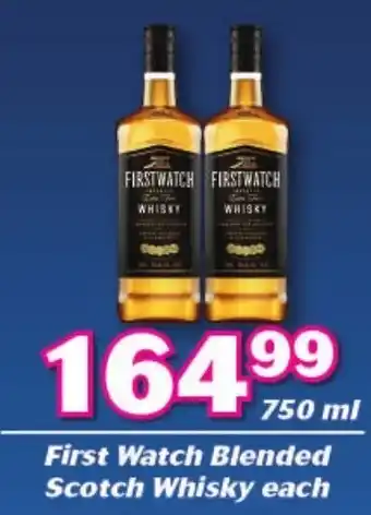 Cambridge Liquor First Watch Blended Scotch Whisky each 750 ml offer
