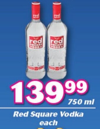 Red Square Vodka each 750 ml