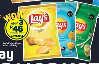 Pick n Pay Lay's Potato Chips Assorted 120g offer