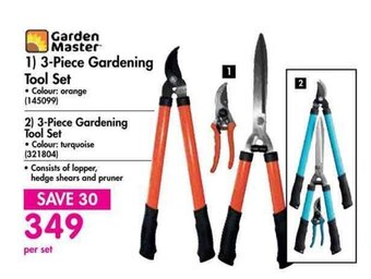 Makro Garden Master 3-Piece Gardening Tool Set offer