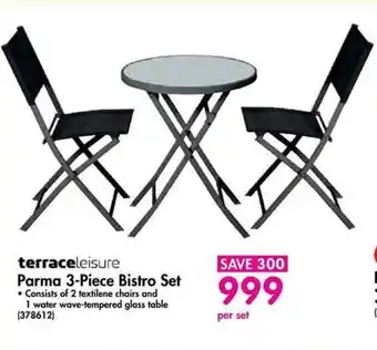 Parma 3-Piece Bistro Set