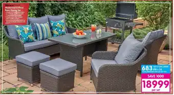 Makro Montserrat 6-Piece Patio Dining Set offer