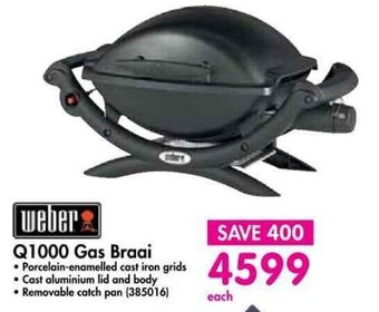 Makro Weber Q1000 Gas Braai offer