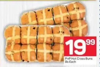 Pick n Pay PnP Hot Cross Buns 8s each offer