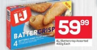 Pick n Pay I&J Battercrisp Assorted 400g each offer