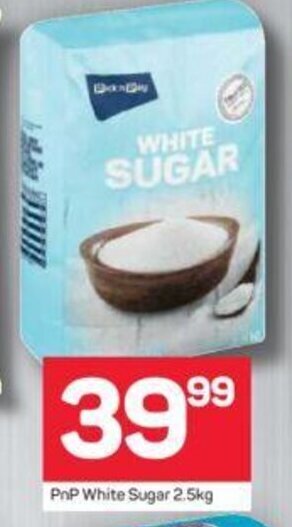 Pick n Pay PnP White Sugar 2.5kg offer