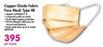 Makro Copper-Oxide Fabric Face Mask Type IIR offer