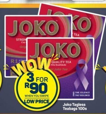 Pick n Pay Joko Tagless Teabags 100s offer