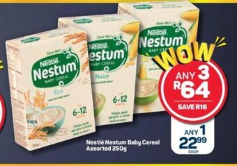 Pick n Pay Nestle Nestum Baby Cereal Assorted 250g offer