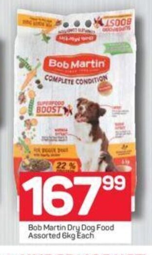 Pick n Pay Bob Martin Dry Dog Food Assorted 6kg Each offer
