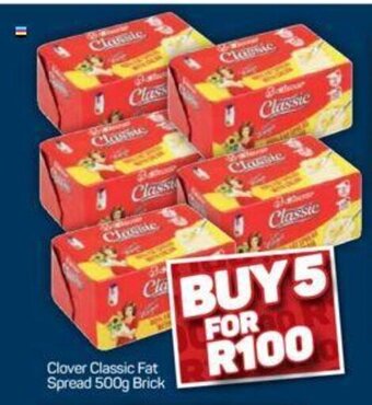 Pick n Pay Clover Classic Fat Spread 500g Brick offer