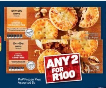 Pick n Pay PnP Frozen Pies Assorted 6s offer