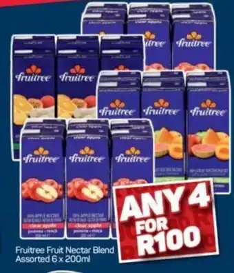 Pick n Pay Fruitree Fruit Nectar Blend Assorted 6 x 200 ml offer