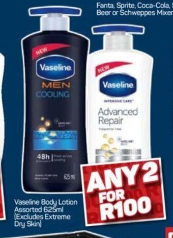 Pick n Pay Vaseline Body Lotion Assorted 625 ml offer