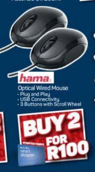 Pick n Pay Hama Optical Wired Mouse offer