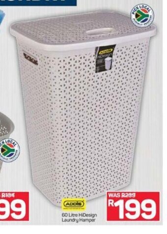 Pick n Pay Addis 60 Litre HiDesign Laundry Hamper offer