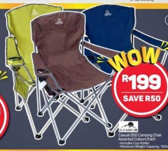 Pick n Pay Casual 200 Camping Chair Assorted Colours each offer