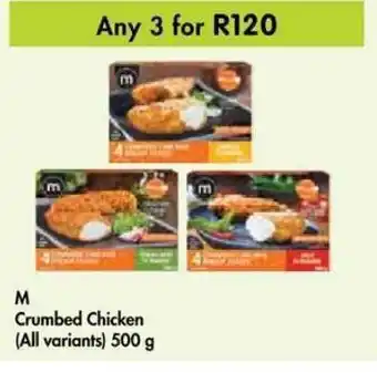 Makro M Crumbed Chicken 500g offer