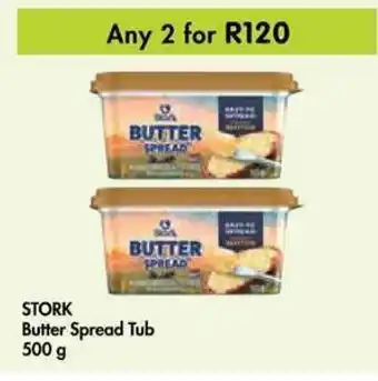 Makro Stork Butter Spread Tub 500g offer