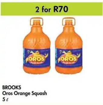Makro Brooks Oros Orange Squash 5L offer
