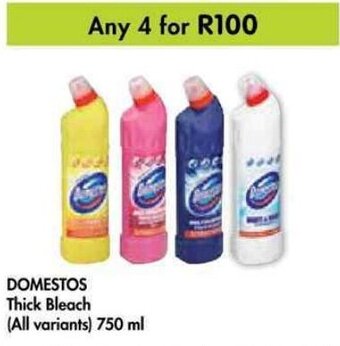 Makro Domestos Thick Bleach 750ml offer