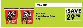 Makro Yum Yum Smooth Peanut Butter 1kg offer