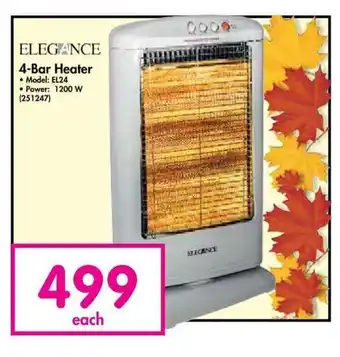 Makro Heater 4-Bar 1200W offer