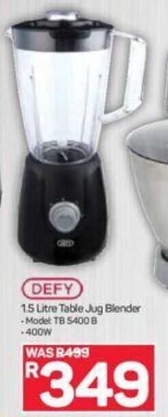 Pick n Pay Defy 1.5 Litre Table Jug Blender offer