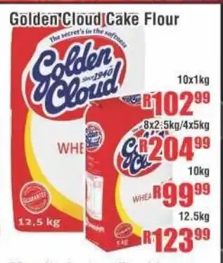 Devland Cash And Carry Golden Cloud Cake Flour 10x1kg offer