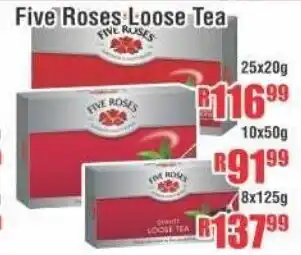 Devland Cash And Carry Five Roses Loose Tea 25x20g offer