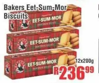 Devland Cash And Carry Bakers Eet-sum-mor Biscuits 12x200g offer