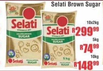 Devland Cash And Carry Selati Brown Sugar 10x2kg offer