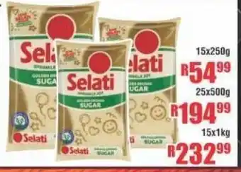 Devland Cash And Carry Selati Brown Sugar 15x250g offer