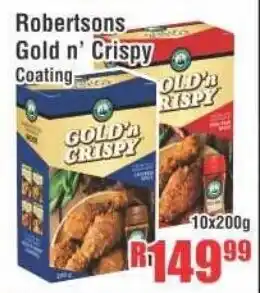Devland Cash And Carry Robertsons Gold n' Crispy Coating 10x200g offer