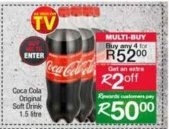 Spar Coca Cola Original Soft Drink 1.5Litre offer