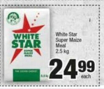 Spar White Star Super Maize Meal 2.5kg offer