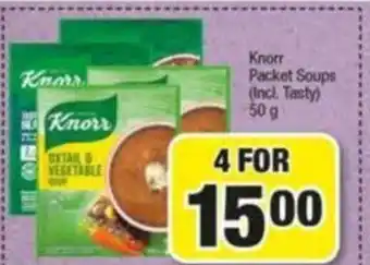 Spar Knorr Packet Soups 50g offer