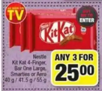 Spar Nestle Kit Kat 4-Finger offer