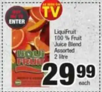 Spar Liquifruit 100% Fruit Juice Blend Assorted 2 Litre offer