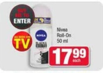 Spar Nivea Roll-On 50ml offer