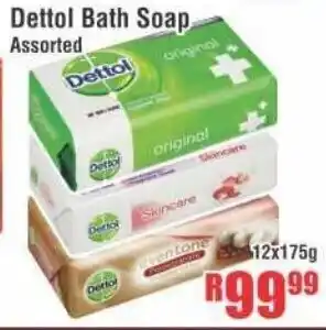 Devland Cash And Carry Dettol Bath Soap Assorted 12x175g offer