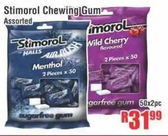 Stimorol Chewing Gum Assorted 50x2pc