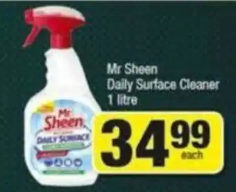 Spar Mr Sheen Daily Surface Cleaner 1 Litre offer