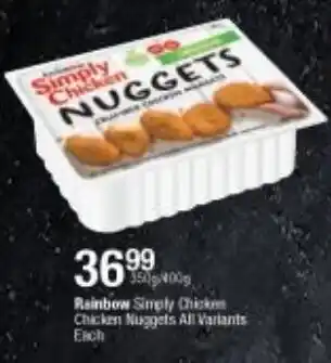 Checkers Rainbow Simply Chicken Nuggets offer