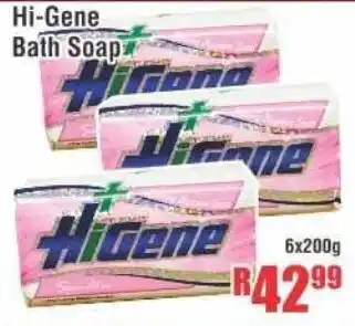 Devland Cash And Carry Hi-Gene Bath Soap 6x200g offer