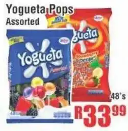 Devland Cash And Carry Yogueta Pops Assorted 48's offer