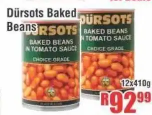 Devland Cash And Carry Dursots Baked Beans 12x410g offer