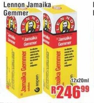 Devland Cash And Carry Lennon Jamaika Gemmer 12x20ml offer